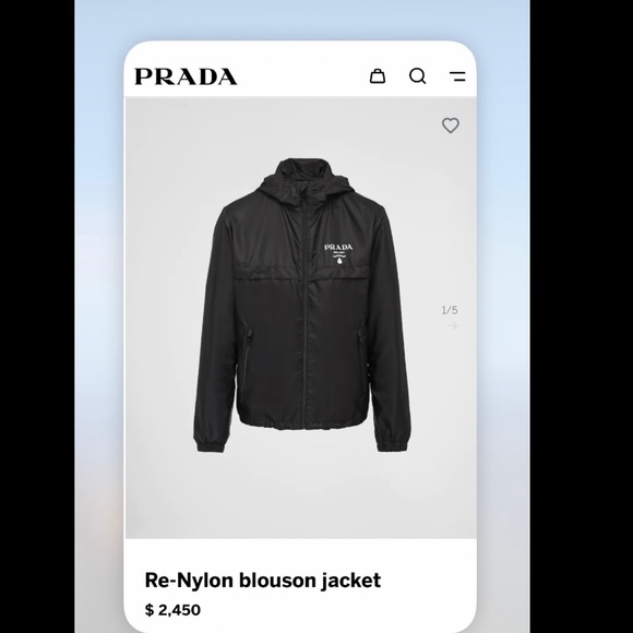 Prada Men’s Black Raincoat - Picture 2 of 5